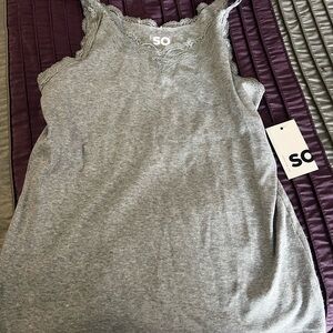 Kohl's Gray Heather Tank- NWT- Womens XL